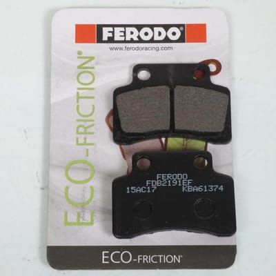 Plaquette de frein Ferodo pour Scooter Kymco 125 Heroism 1995 à 2000 SE25BA / AV / FDB2191EF Neuf
