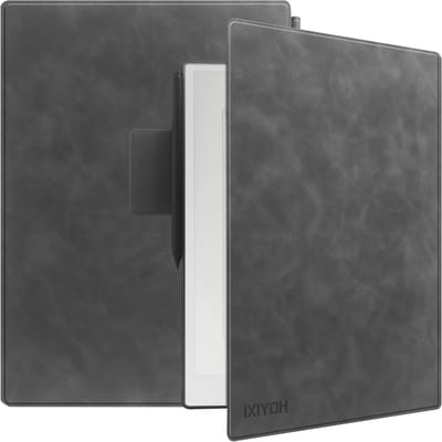 Slimme en Lichte Boekhoes voor 11.8" Tablet met Magnetische Sluiting en Penhouder, Geschikt voor ReMarkable Paper Pro, Grijs, Ideaal voor Bescherming en Gebruiksgemak