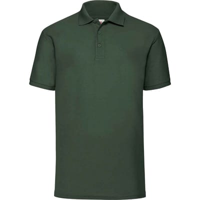 Fruit of the Loom Heren 65/35 Poloshirt (Fles groen)