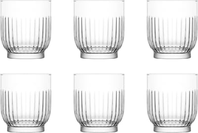 Mammoet - Lily - Waterglas - 6 stuks - 33 cl - Transparant glas - Glazenset