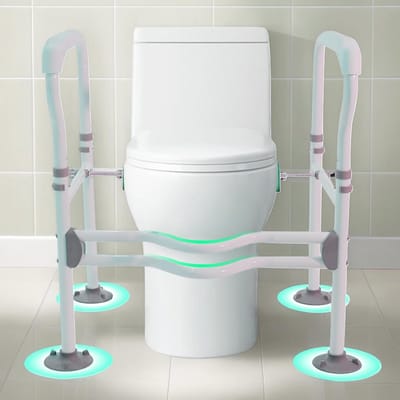 Toiletframe met instelbare hoogte – Robuust en zonder boren