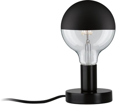 Neordic LED-tafellamp Haldor E27 max. 60W Zwart Metaal