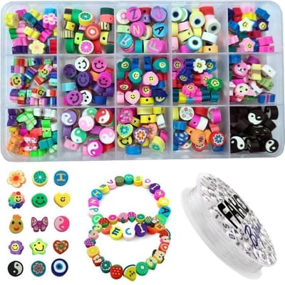 Fako Bijoux® - DIY Kleikralen Set - Klei Kralen - Figuurkralen - Sieraden Maken - 10mm - Mix - 300 stuks