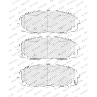 Remblokkenset, schijfrem PREMIER ECO FRICTION FERODO FDB5305