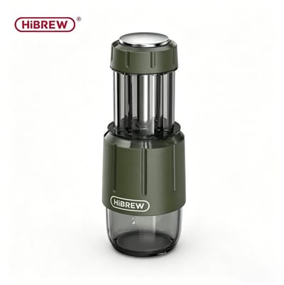 Draagbare Elektrische Espressomachine2-in-1 –Mini Reis Espressomachine - Mini Koffiemachine – Voor Camping, Auto & Reizen – Afmeting 205,0 cm – Gewicht 440,0 g – Kleur Groen