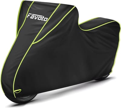 Waterdichte Motorhoes XXL voor Motoren en Scooters met Reflecterende Strips en Elastische Pasvorm