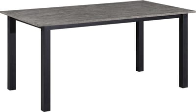 Durham-Eettafel 160x90 cm, 6 plaatsen in beton uiterlijk