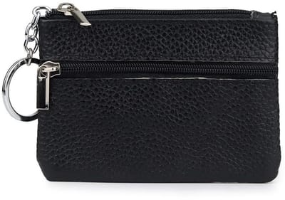 Dailygoods- Sleuteltas met ritssluiting - Sleutelhanger - Sleuteltasje - Sleutelhanger voor auto - Sleutelhanger voor mannen/vrouwen - Hoogwaardig PU-leer