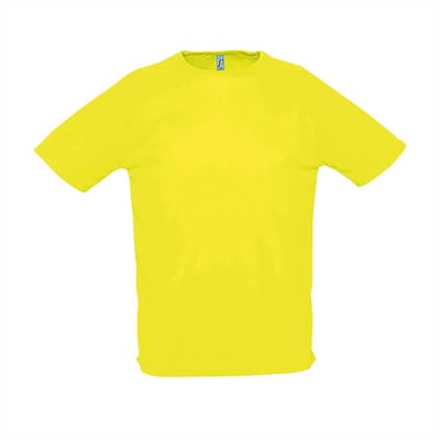 SOL'S Men´s Raglan Sleeves T Sporty L198 - Neon Yellow - L