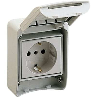 Schneider Electric PK Wandstopcontact (WCD schakelmateriaal) (Europese Stekkerdoos) - 81141