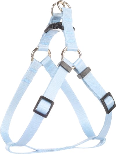 Flamingo - Hond Harnas Step&Go Noekie Blauw XS 20-35cm 20-35cm 10mm