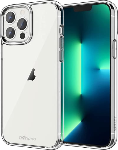 DrPhone IH3 - Siliconen Hoesje - Schokbestendig - TPU - Geschikt voor iPhone 13 Pro Max - Transparant