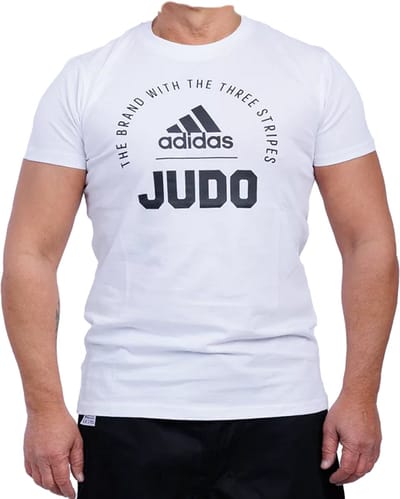 Adidas Community 21 T-shirt Judo | Wit met Zwarte opdruk (Maat: XXL)