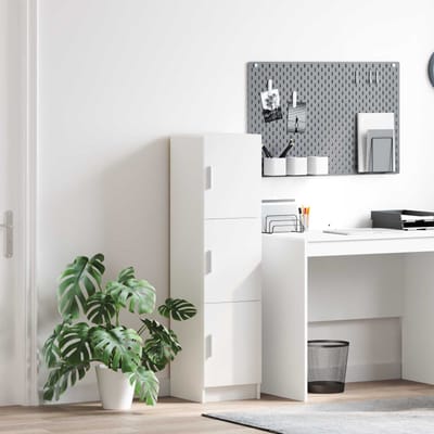 vidaXL - Highboard - Wit - 31.5 - x - 32 - x - 122.5 - cm