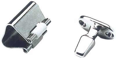 Rol-sluiting chroom 28mm