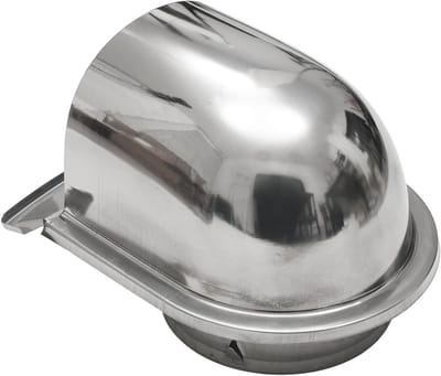 Ventilatieafdekking - Wandrooster Ontluchting - Luchtcirculatie Verbeteren - Roestvrij Staal - 150 mm - Zilver