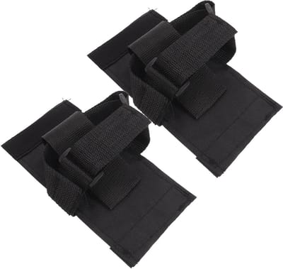 Verstelbare Pedaalriemen - Fietsbanden Hometrainer - Veilige Fixatie - Antislip Ontwerp - 41 x 30.5 cm - Zwart