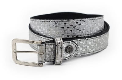Riem Shimmer metallic zilver 95 cm