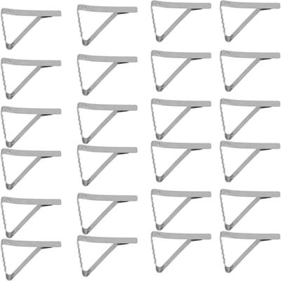 24 stuks Tafelkleedhouder Roestvrij Staal Stabiel Duurzaam Tafelkleedklem voor Buiten Tuin Picknick gray