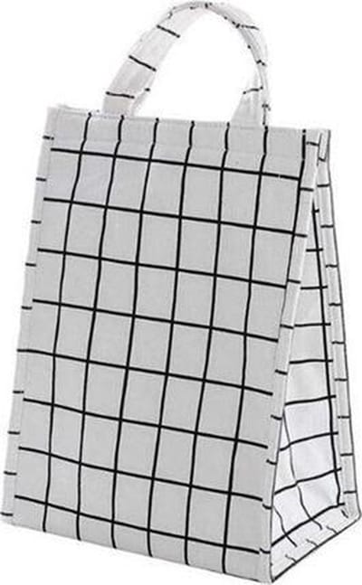 Lunchtas ruitjes - Geïsoleerde binnenkant - 6 liter - BPA-vrij