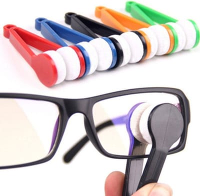 2 Stuks Bril Glazen Reiniger - Brillen Schoonmaken - Bril Poets Gadget - Hygiëne - Brillen poetser - Microvezel Brillendoekje - Bril reiniger - Handige Gadget - LOUZIR