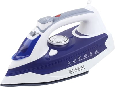 Royalty Line Strijkijzer - Krachtig Strijken - Stoomstrijkijzer - Droogstrijkijzer - 2400W - Strijkijzer Met Stoomgenerator - 400 ml Watercapaciteit - Blauw