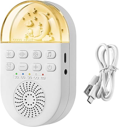 Sleep Sound Machine - White Noise Machine | Regen Noise Machine | Rain Noise Machine | Slaapmachine voor Volwassenen | Slaap Noise Machine | Reis Sound Machine