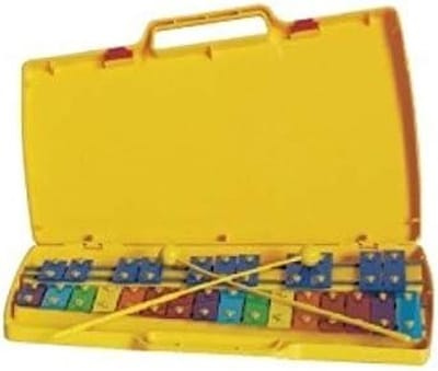 Xylofoon - Muziekinstrument - Muziek Maken - 25 Noten - 42 cm - Geel