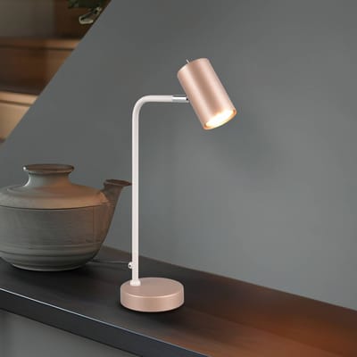 TRIO MARLEY - Tafellamp - Bureaulamp - Mokka - Warm Grijs - excl. 1x GU10 4,5 W