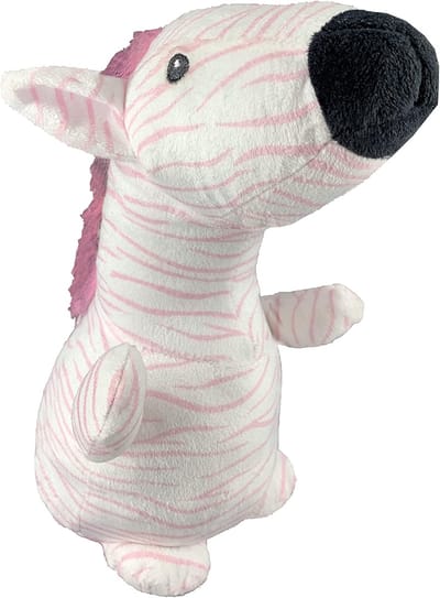 Deurstopper Dieren - Katoenen Stopper - Huis Ventileren - Zacht Stof - 0.8kg - Zebra Roze