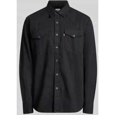 regular fit jeanshemd van puur katoen model 'BARSTOW WESTERN STANDARD'