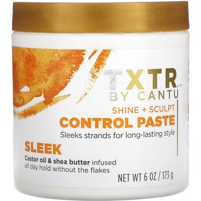 Cantu, XTRT By Cantu, Shine + Sculp Control Paste, Sleek, 173g (6oz) orange