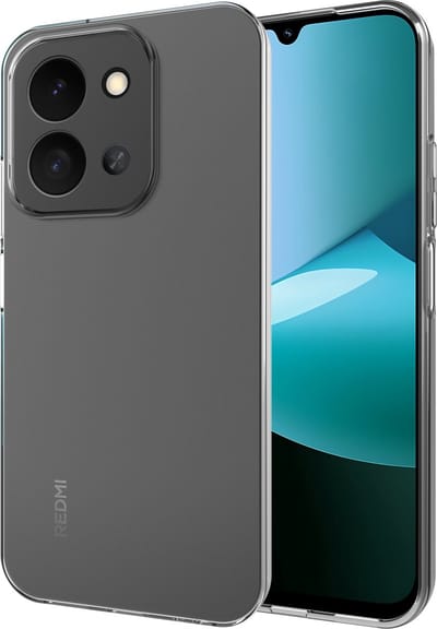 Just in Case hoesje geschikt voor Xiaomi Poco C85 Hoesje Siliconen - Flexibele Case - Transparant