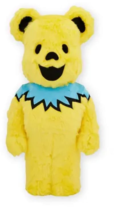400% Bearbrick - Grateful Dead - Dancing Bears (Costume Ver. Yellow)
