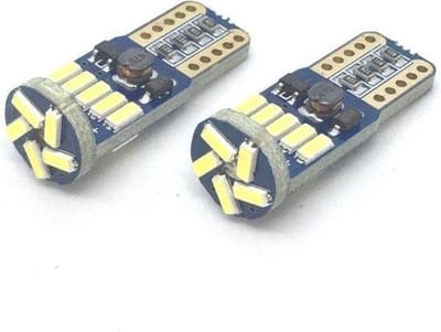 TLVX T10 W5W 15SMD Upgrade LED – Origineel T10 LED Canbus – Steeklamp – 6000K wit licht – Stroompiekbestendig – Lange levensduur – 12V – Stadslicht – Kenteken lampen – Interieur licht – Parkeerlamp – Stadsverlichting LED –  1 jaar garantie (2 stuks)