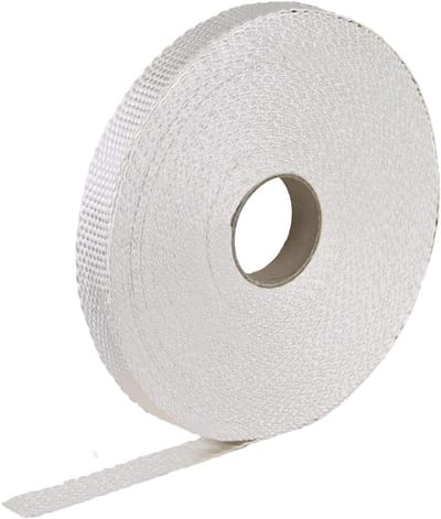 Thermo glasband - Isolatietape glasweefsel - Onderbreken koudebruggen - Hoge temperatuur bestendig - 50mm x 2mm x 50m