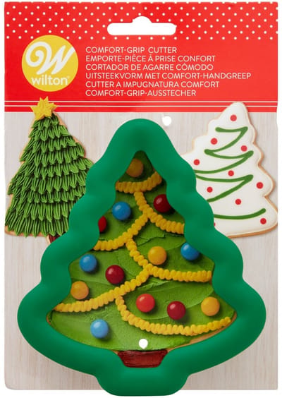 Wilton Comfort Grip Uitsteekvorm - Kerstmis - Kerstboom - Koekvormpjes