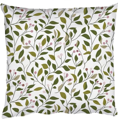 Sierkussens - Kussentjes Woonkamer - 50x50 cm - Bladeren - Bessen - Roze