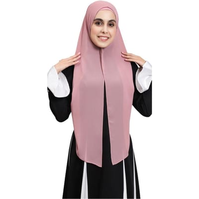 Nieuwe Magnetische Gesp Direct Chiffon Hijab Klaar Om Te Dragen Eenvoudige Hijab Sjaal Grote Maat Effen Kleur Turban Voor Vrouwen gray