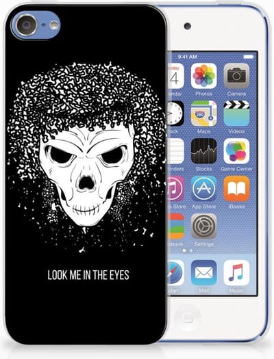 Silicone Back Case Apple iPod Touch 5 | 6 Skull Hair