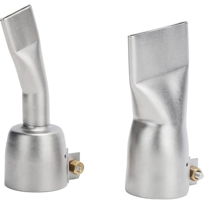 Lot de 2 buses plates pour pistolet de soudage, petite taille 20 mm et grande taille 40 mm, en acier inoxydable