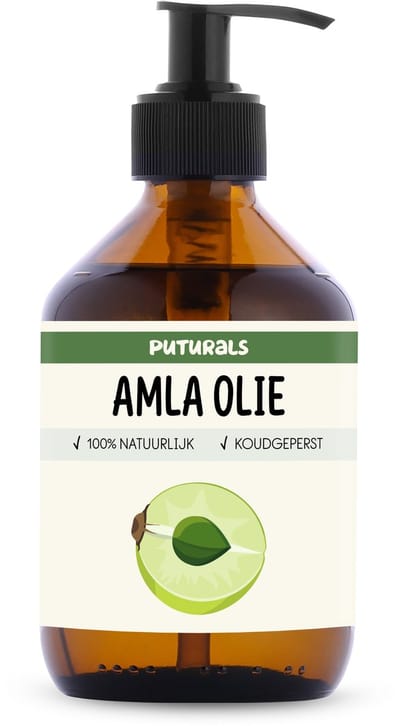 Puturals Amla Oil 100% Natuurlijk - 300ml - Koudgeperst en Puur - Amla Olie voor Haar en Huid