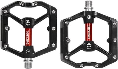 Fiets pedalen - Mountainbike pedalen - Veilig fietsen - Aluminium legering - 10.5 cm - Zwart goud