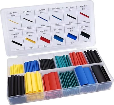Krimpkous Set 280-delig - Kabelschoen - Kabelschoentjes Assortiment - Soldeerhulzen In Opbergdoos