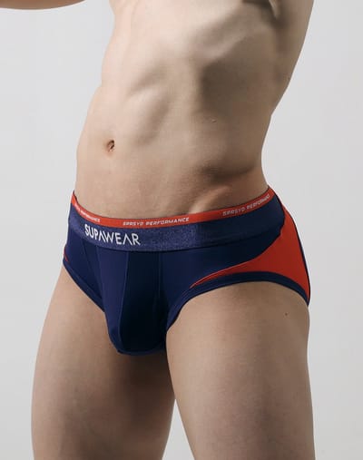 SUPAWEAR SPR Verve Brief Blue Ribbon - MAAT S - Heren Ondergoed - Slip voor Man - Mannen Brief