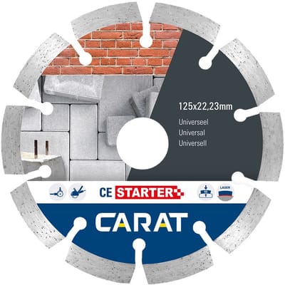 CARAT DIAMANTZAAG UNIVERSEEL 140x22,23MM, CE STARTER