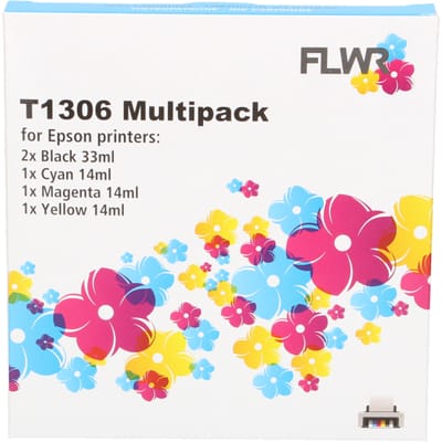 FLWR - Cartridges / Epson T1306 Multipack / zwart en kleur / Geschikt voor Epson