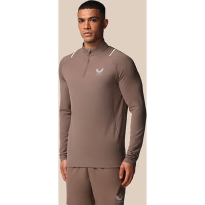 Heren Apex Training Kwartrits Top - Diep Taupe