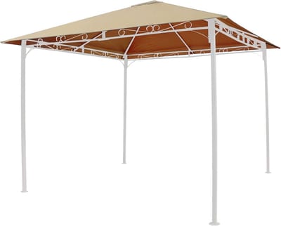 Universeel Vervangend Dakdoek 293x293 cm Beige Waterafstotend met UV-Bescherming