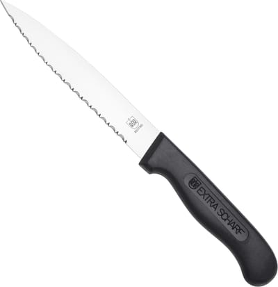 RÖR Solingen Groentemes – RVS – Lemmet 14,5 cm – Heft Kunststof Zwart